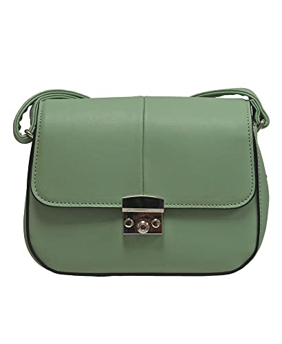 N.V. Bags Damen 802 Grün Crossbody, One Size von N.V. Bags