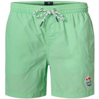 N.Z.A. Herren Badeshorts grün Mikrofaser unifarben von N.Z.A.