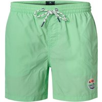 N.Z.A. Herren Badeshorts grün Mikrofaser unifarben von N.Z.A.