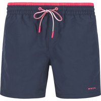 N.Z.A. Herren Badeshorts blau Mikrofaser unifarben von N.Z.A.