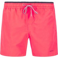 N.Z.A. Herren Badeshorts rot Mikrofaser unifarben von N.Z.A.