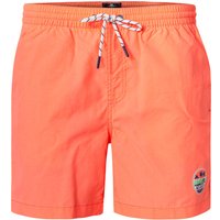 N.Z.A. Herren Badeshorts orange Mikrofaser unifarben von N.Z.A.