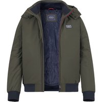 N.Z.A. Herren Funktionsjacke grün Mikrofaser unifarben von N.Z.A.