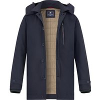 N.Z.A. Herren Jacke blau Mikrofaser unifarben von N.Z.A.