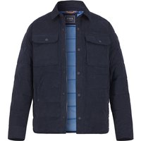 N.Z.A. Herren Steppjacke blau Cord unifarben von N.Z.A.