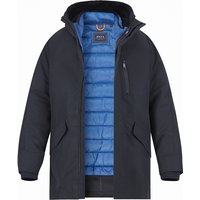 N.Z.A. Herren Funktionsjacke blau Mikrofaser unifarben von N.Z.A.