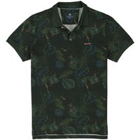 N.Z.A. Herren Polo-Shirt grün Baumwoll-Piqué von N.Z.A.