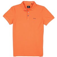N.Z.A. Herren Polo-Shirt orange Baumwoll-Piqué von N.Z.A.