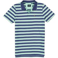 N.Z.A. Herren Polo-Shirts blau/grün Baumwoll-Piqué von N.Z.A.