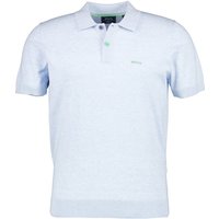 N.Z.A. Herren Polo-Shirt blau meliert von N.Z.A.