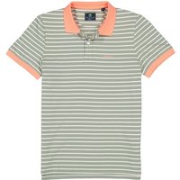 N.Z.A. Herren Polo-Shirts grün Baumwoll-Jersey von N.Z.A.