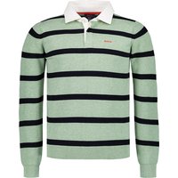N.Z.A. Herren Polo Shirt grün Baumwolle von N.Z.A.