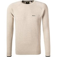 N.Z.A. Herren Pullover beige unifarben von N.Z.A.