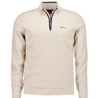 N.Z.A. Herren Troyer beige Mikrofaser unifarben von N.Z.A.