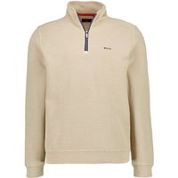N.Z.A. Herren Troyer beige Baumwolle unifarben von N.Z.A.