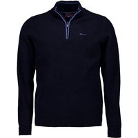 N.Z.A. Herren Troyer blau Mikrofaser unifarben von N.Z.A.