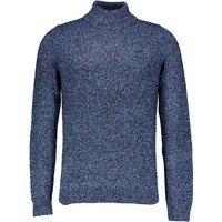 N.Z.A. Herren Rollkragenpullover blau unifarben von N.Z.A.