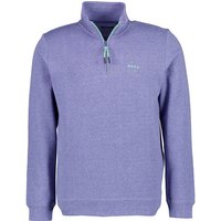 N.Z.A. Herren Troyer blau Baumwolle unifarben von N.Z.A.