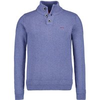 N.Z.A. Herren Pullover blau unifarben von N.Z.A.
