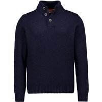 N.Z.A. Herren Pullover blau unifarben von N.Z.A.