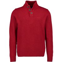 N.Z.A. Herren Pullover rot Baumwolle unifarben von N.Z.A.