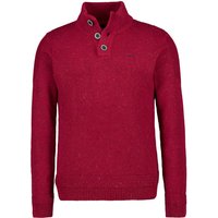 N.Z.A. Herren Troyer rot Baumwolle unifarben von N.Z.A.