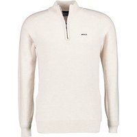 N.Z.A. Herren Pullover weiß unifarben von N.Z.A.