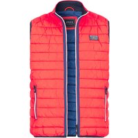 N.Z.A. Herren Steppweste orange/rot Mikrofaser von N.Z.A.
