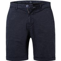 N.Z.A. Herren Shorts blau Baumwolle von N.Z.A.