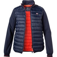 N.Z.A. Herren Steppjacke blau Mikrofaser unifarben von N.Z.A.