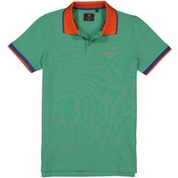 N.Z.A. Herren Polo-Shirt grün Baumwoll-Piqué von N.Z.A.