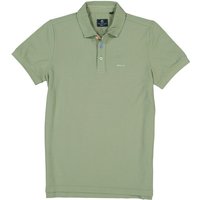 N.Z.A. Herren Polo-Shirt grün Baumwoll-Piqué von N.Z.A.