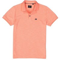 N.Z.A. Herren Polo-Shirt orange Mikrofaser meliert von N.Z.A.