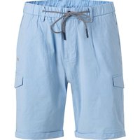 N.Z.A. Herren Shorts blau Baumwolle von N.Z.A.