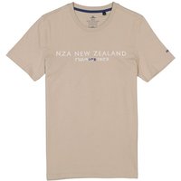 N.Z.A. Herren T-Shirt beige Baumwolle von N.Z.A.