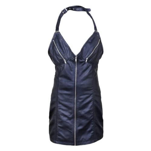 Damen Kleid, ärmellos, echtes Leder, Schwarz, Schwarz , XL/Kurz Damen Kleid, ärmellos, echtes Leder, Schwarz, Schwarz , XL/Kurz von N?