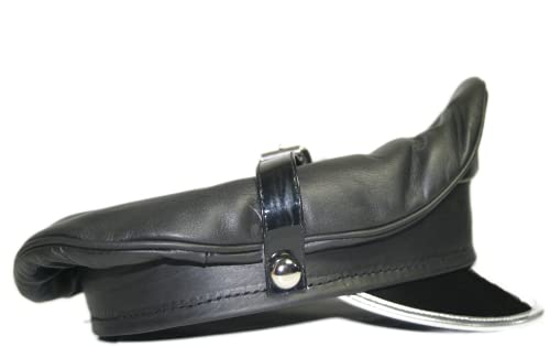 N? Muir Gay Cap / Mütze aus echtem Leder, silberfarben, Schwarz , 58 von N?