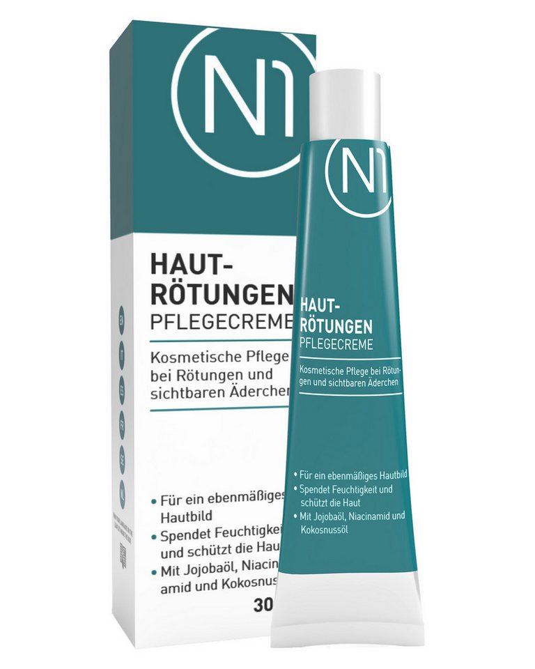 N1 Healthcare Hautcreme Hautrötungen Pflegecreme, Medizinprodukt, bewiesene Wirksamkeit, ohne Kortison N1 Healthcare Hautcreme Hautrötungen Pflegecreme, Medizinprodukt, bewiesene Wirksamkeit, ohne Kortison von N1 Healthcare