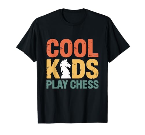 Coole Kinder Spielen Schach für Junge Strategen T-Shirt Coole Kinder Spielen Schach für Junge Strategen T-Shirt von N36 Chess & Fun