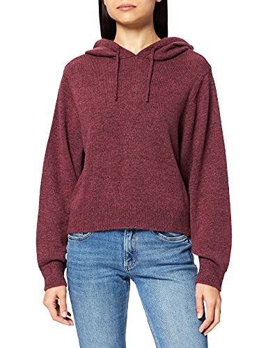 NA-KD Damen Basic Hoodie Pullover, violett, L von NA-KD