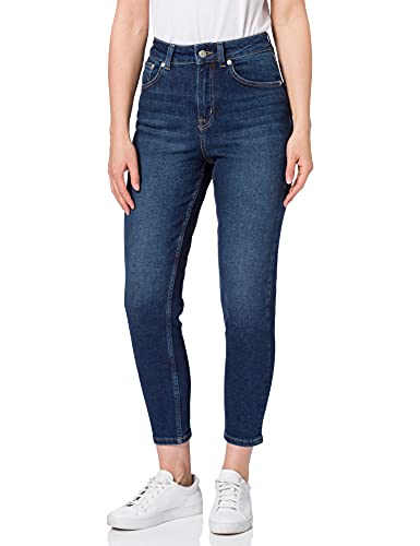 NA-KD Damen Comfort Mom Jeans, dunkelblau, D 36 von NA-KD