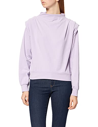 NA-KD Damen Detailed Hoodie Sweatshirt, Light Purple, L von NA-KD