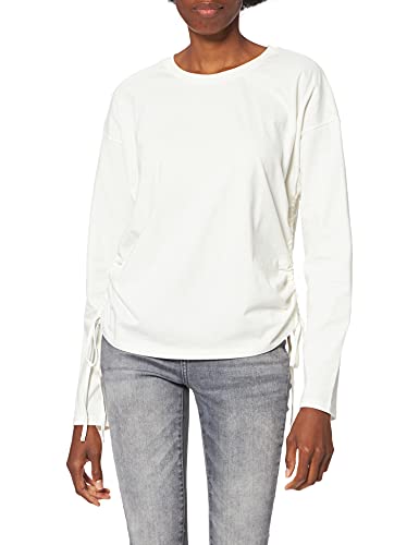 NA-KD Damen Drawstring Detailed top Hemd, gebrochenes weiß, S von NA-KD