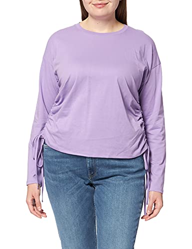 NA-KD Damen Drawstring Detailed top Hemd, violett, M von NA-KD