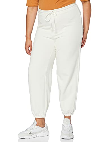 NA-KD Damen Drawstring Elastic Sweatpants Trainingshose, Offwhite, XL von NA-KD