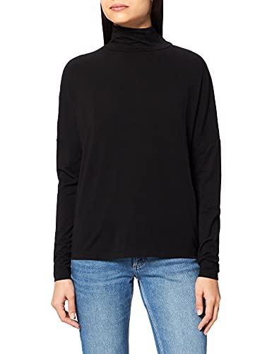 NA-KD Damen High Neck Sweater Hemd, Schwarz, 2XL von NA-KD