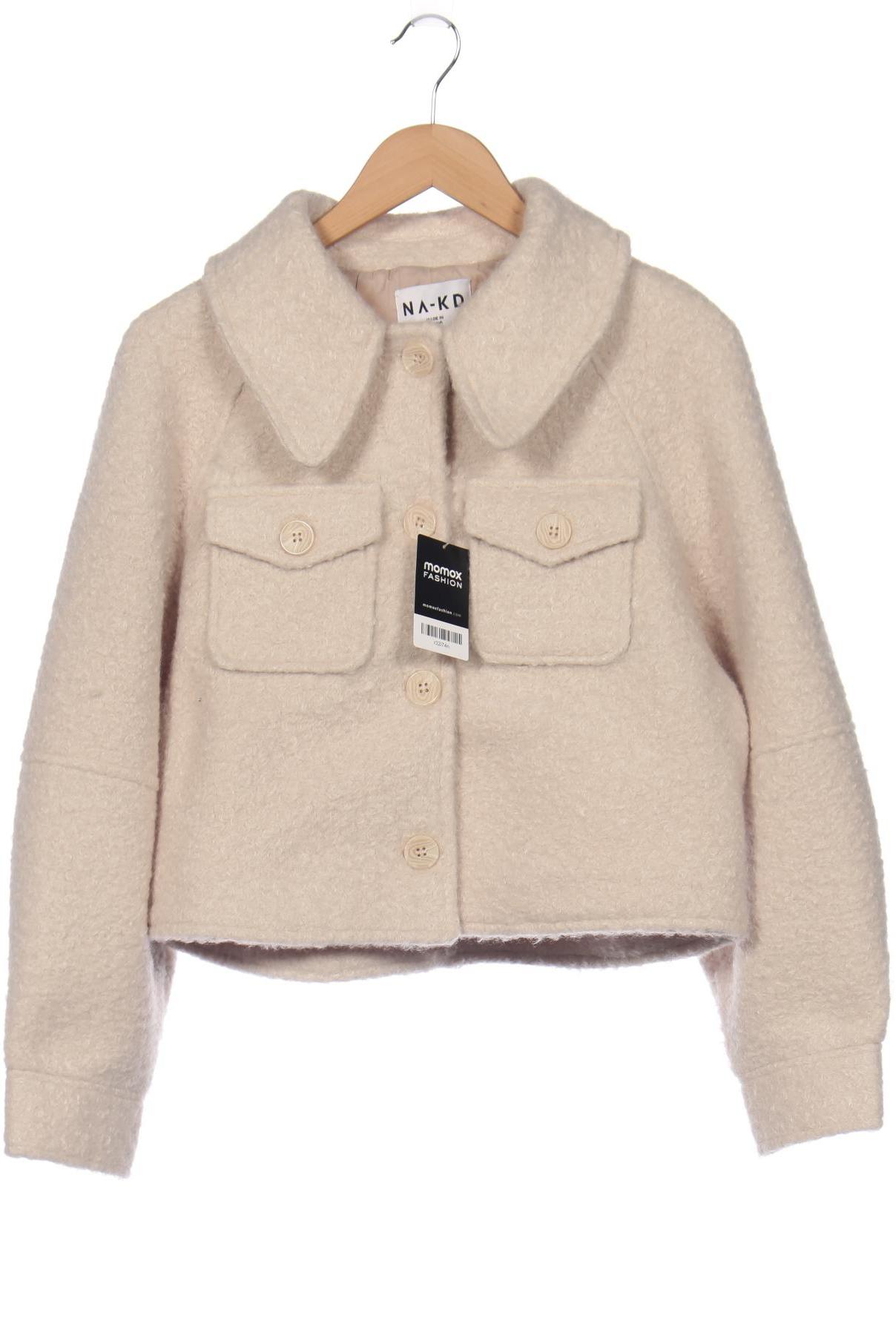 NA-KD Damen Jacke, beige von NA-KD