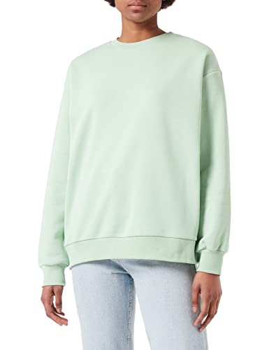 NA-KD Damen Organic Drop Shoulder Sweatshirt, lichtgrün, XXS von NA-KD