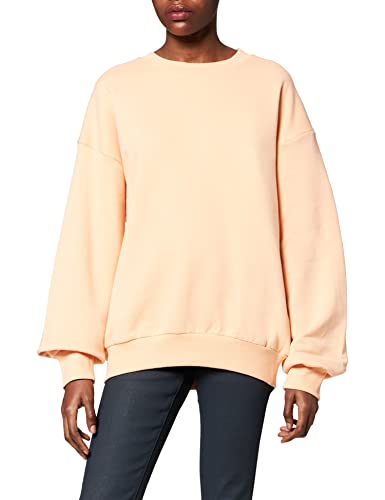 NA-KD Damen Oversized Dropped Shoulder Sweater Pullover, pfirsich, XS von NA-KD