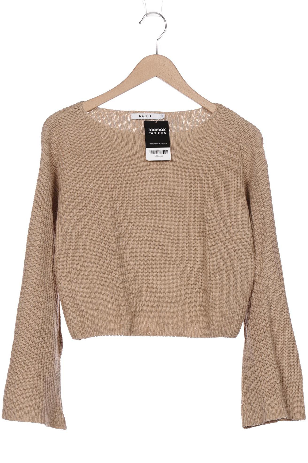 NA-KD Damen Pullover, beige von NA-KD